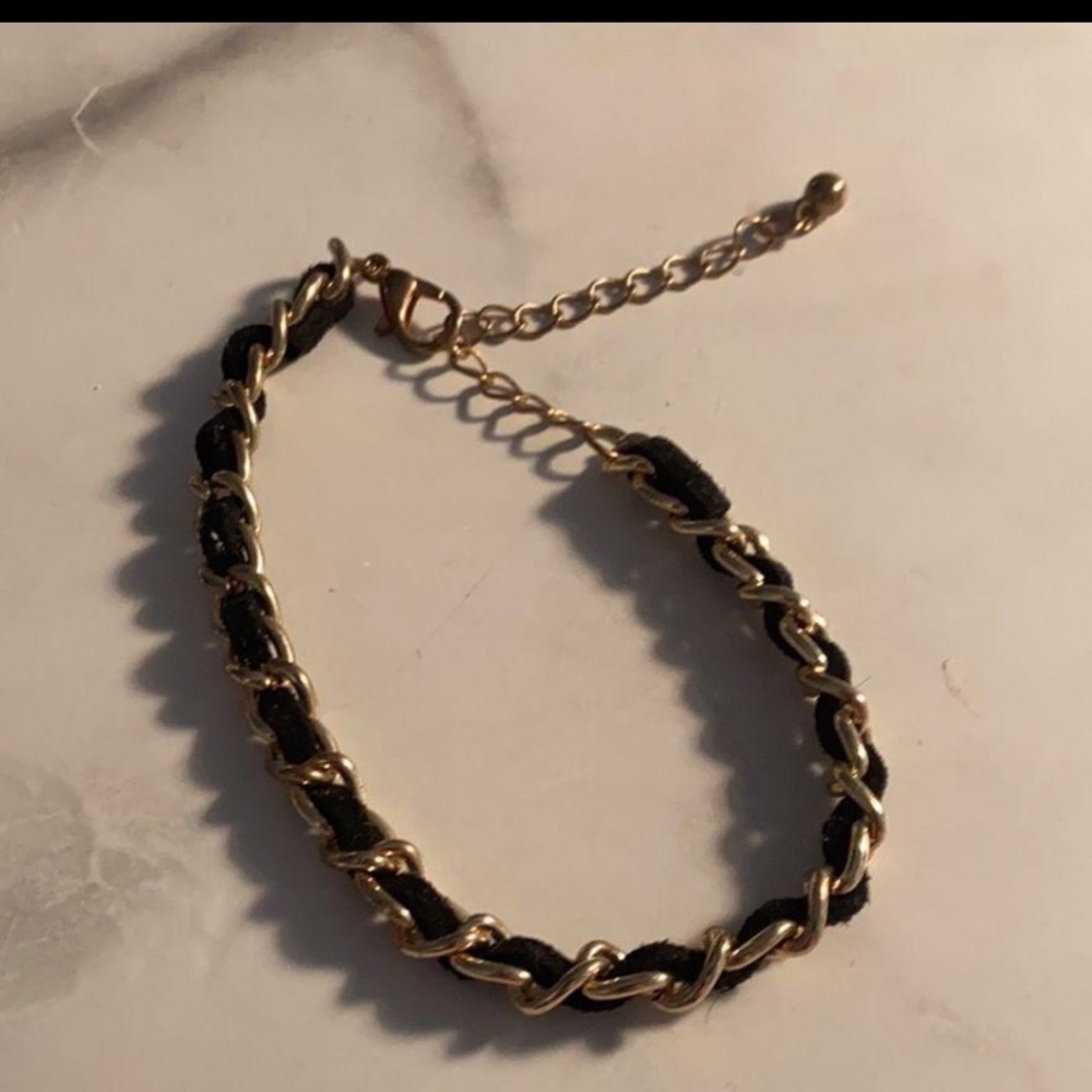 Black and gold bracelet